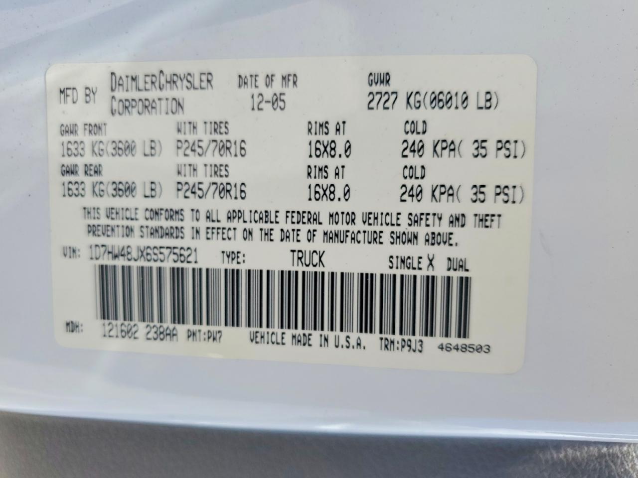 Dodge Dakota Quad Slt
