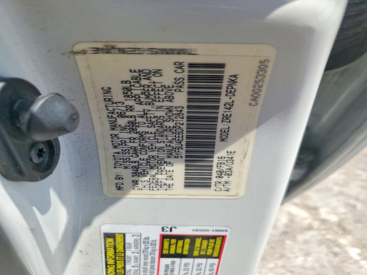 Toyota Corolla Le