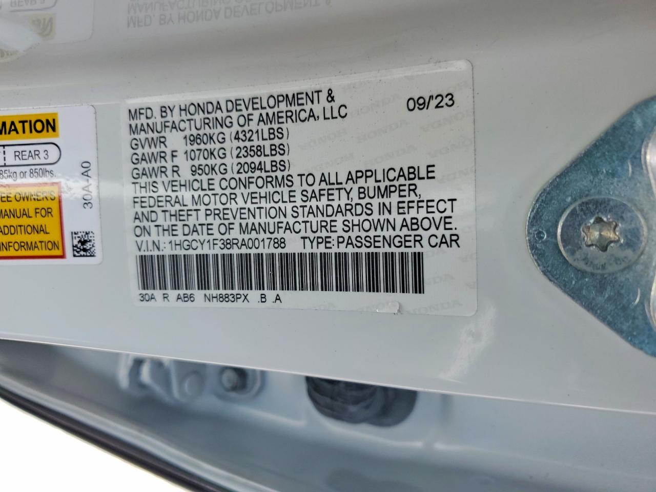 Honda Accord Ex