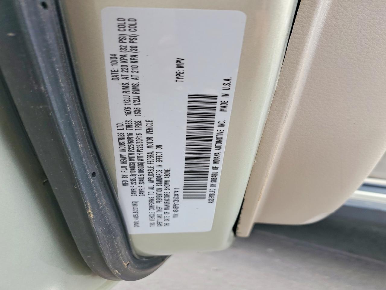 Subaru Legacy Outback 2.5i