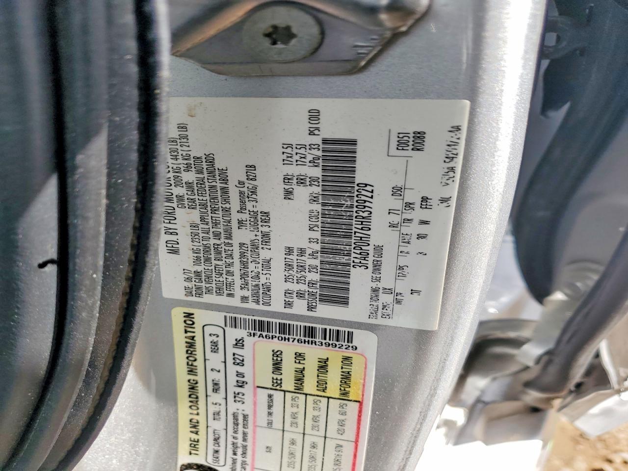 Ford Fusion Se