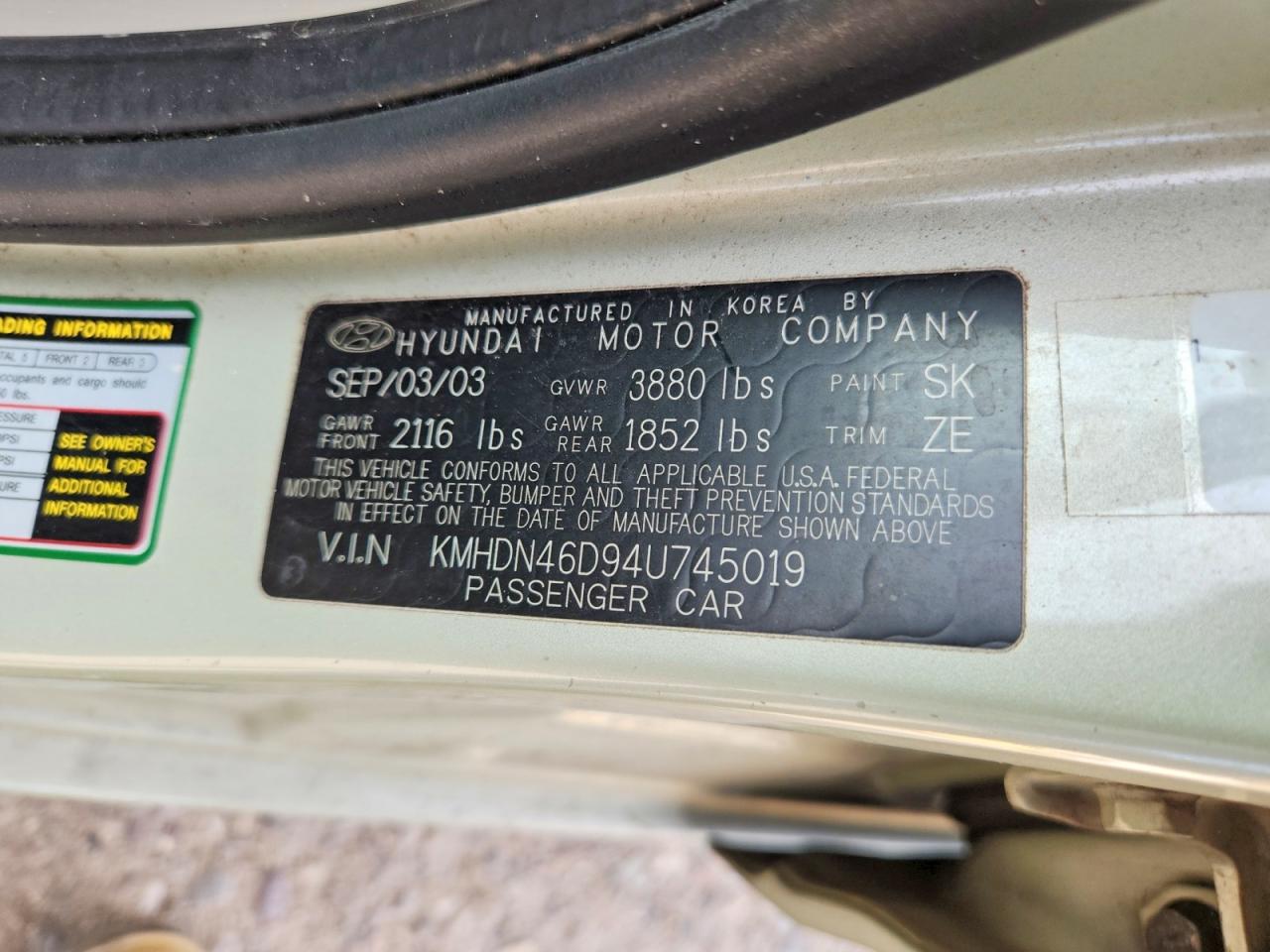 Hyundai ELANTRA Gls