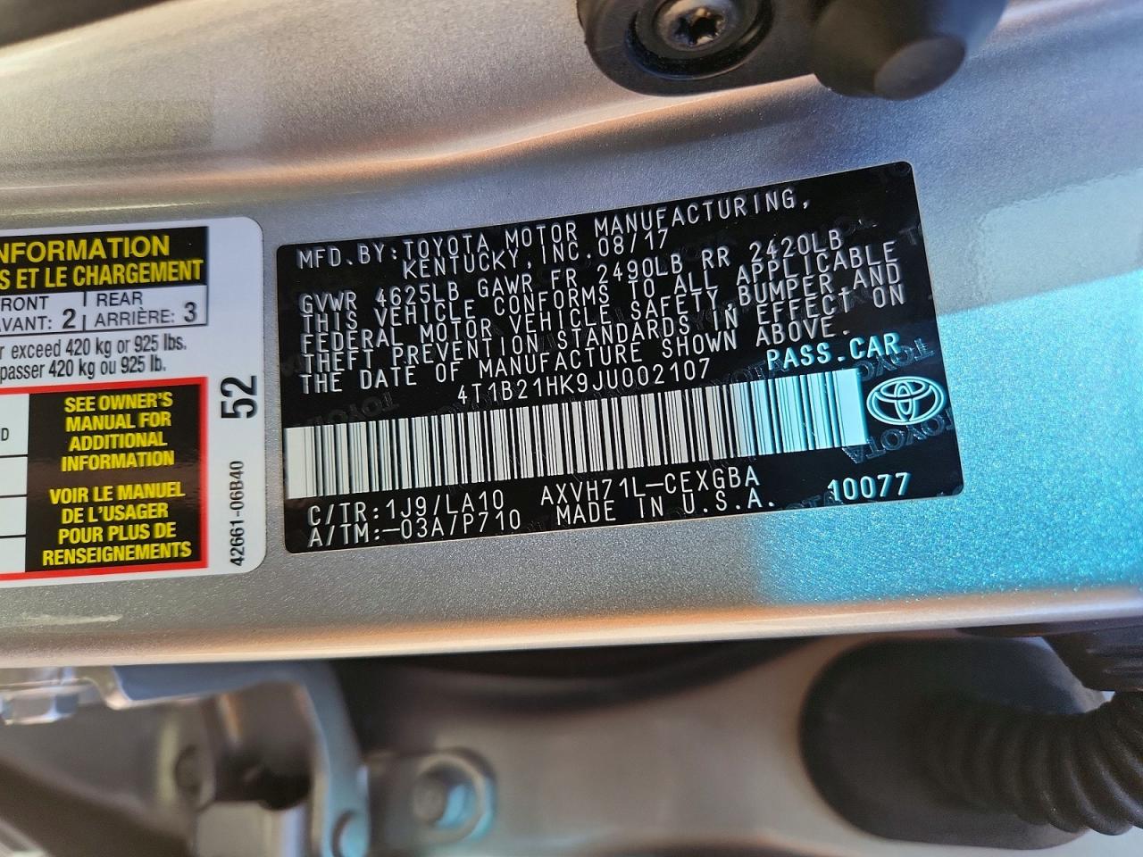 Toyota Camry Xle