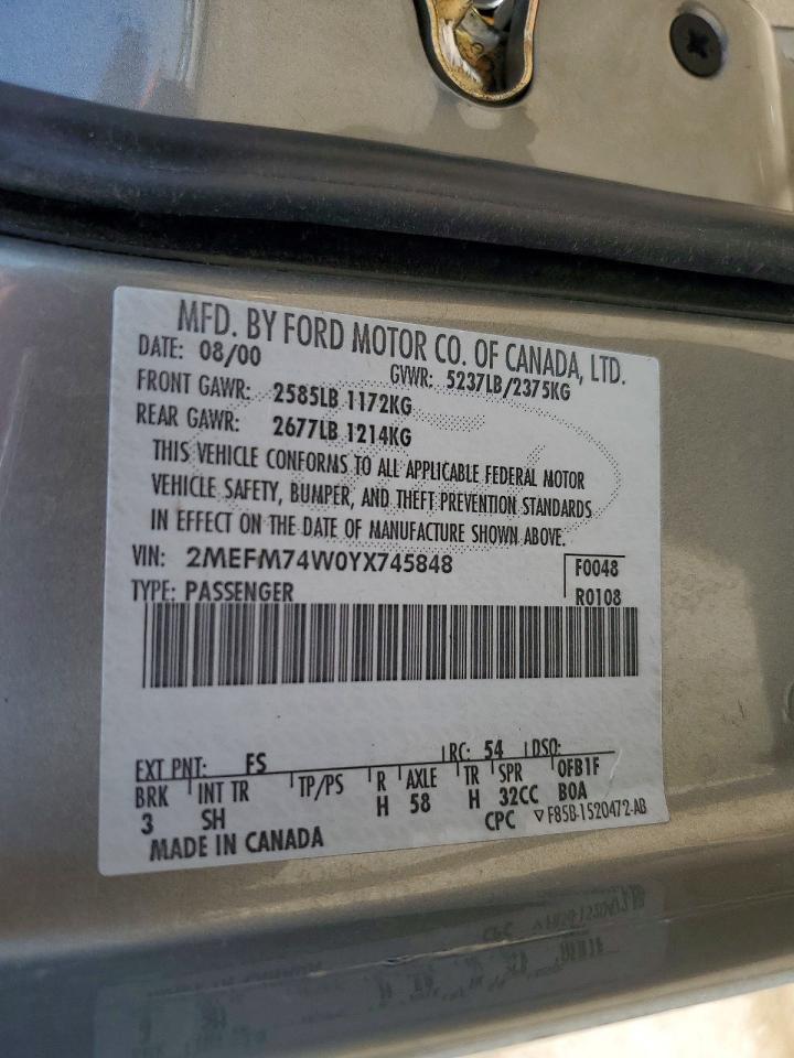Mercury Grmarquis Gs