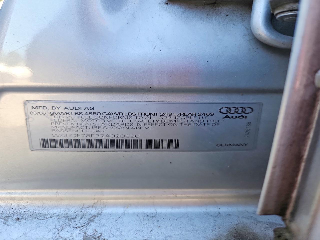 Audi A4 2.0t Quattro