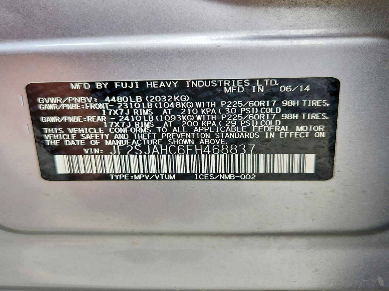 Subaru Forester 2.5i Limited