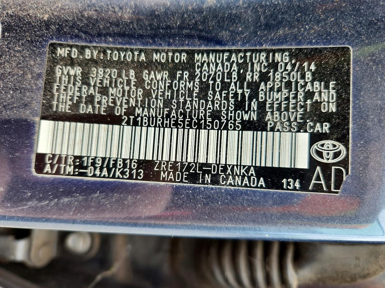 Toyota Corolla Le
