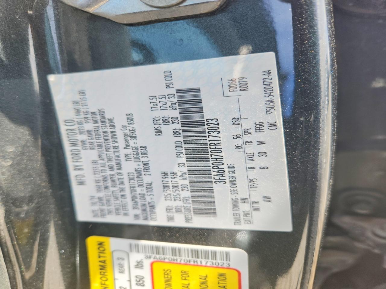 Ford Fusion Se