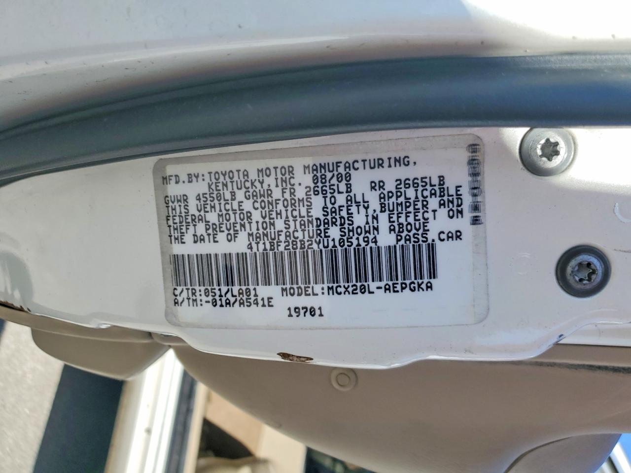Toyota Avalon Xls