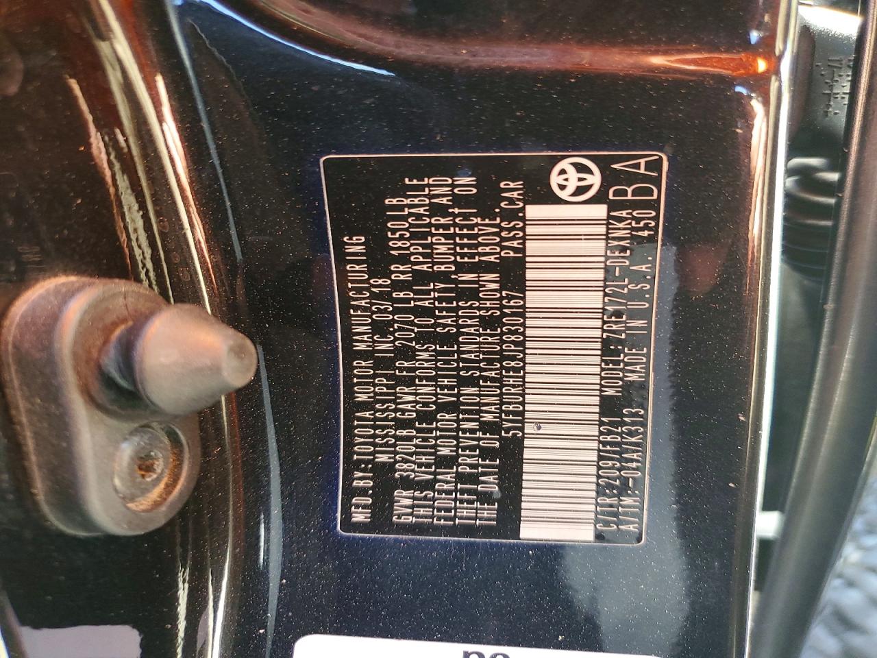 Toyota Corolla Le