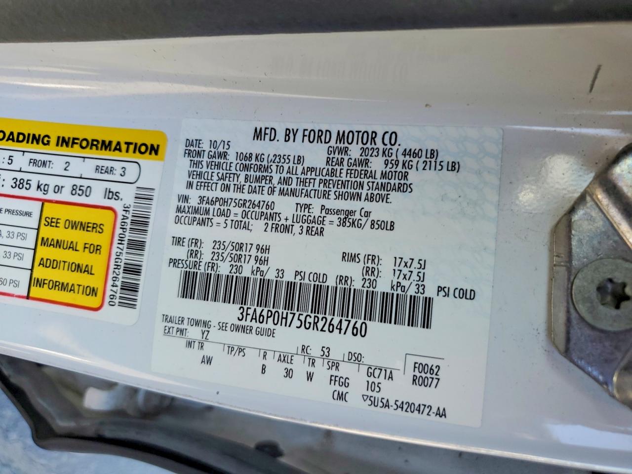 Ford Fusion Se