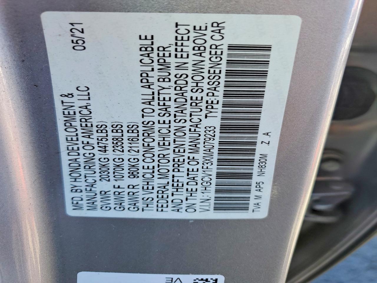 Honda Accord Sport