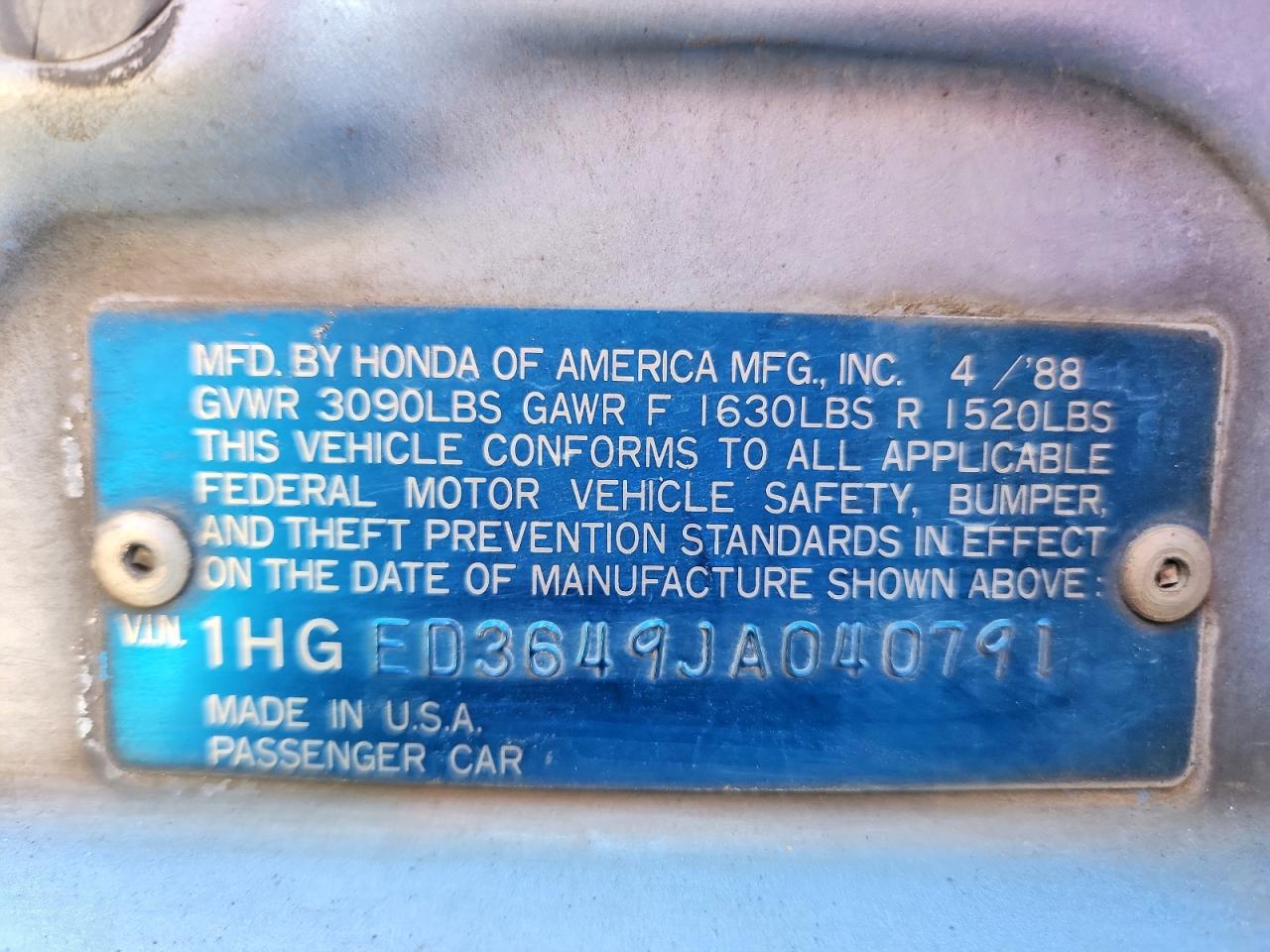 Honda Civic Dx