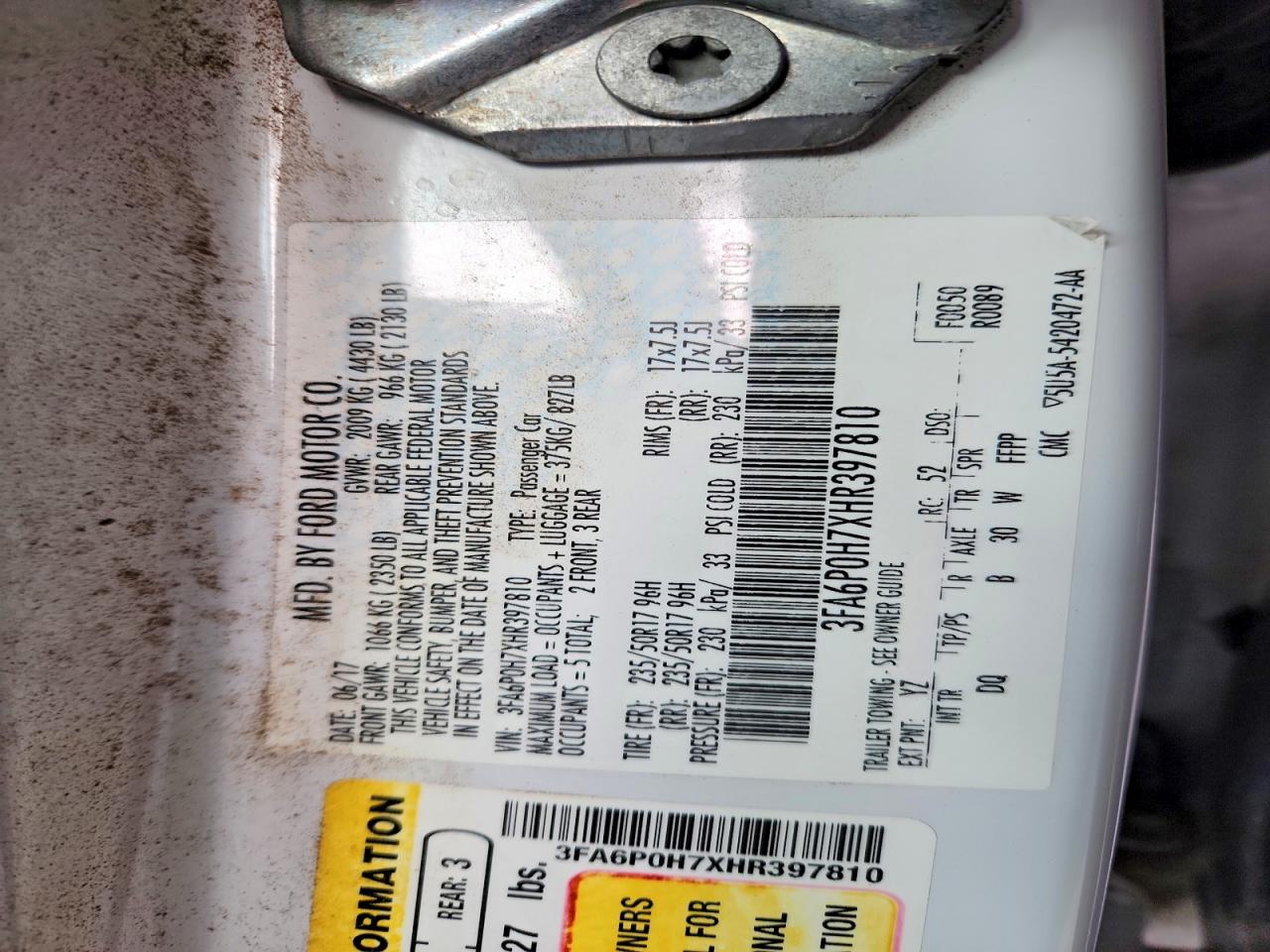 Ford Fusion Se