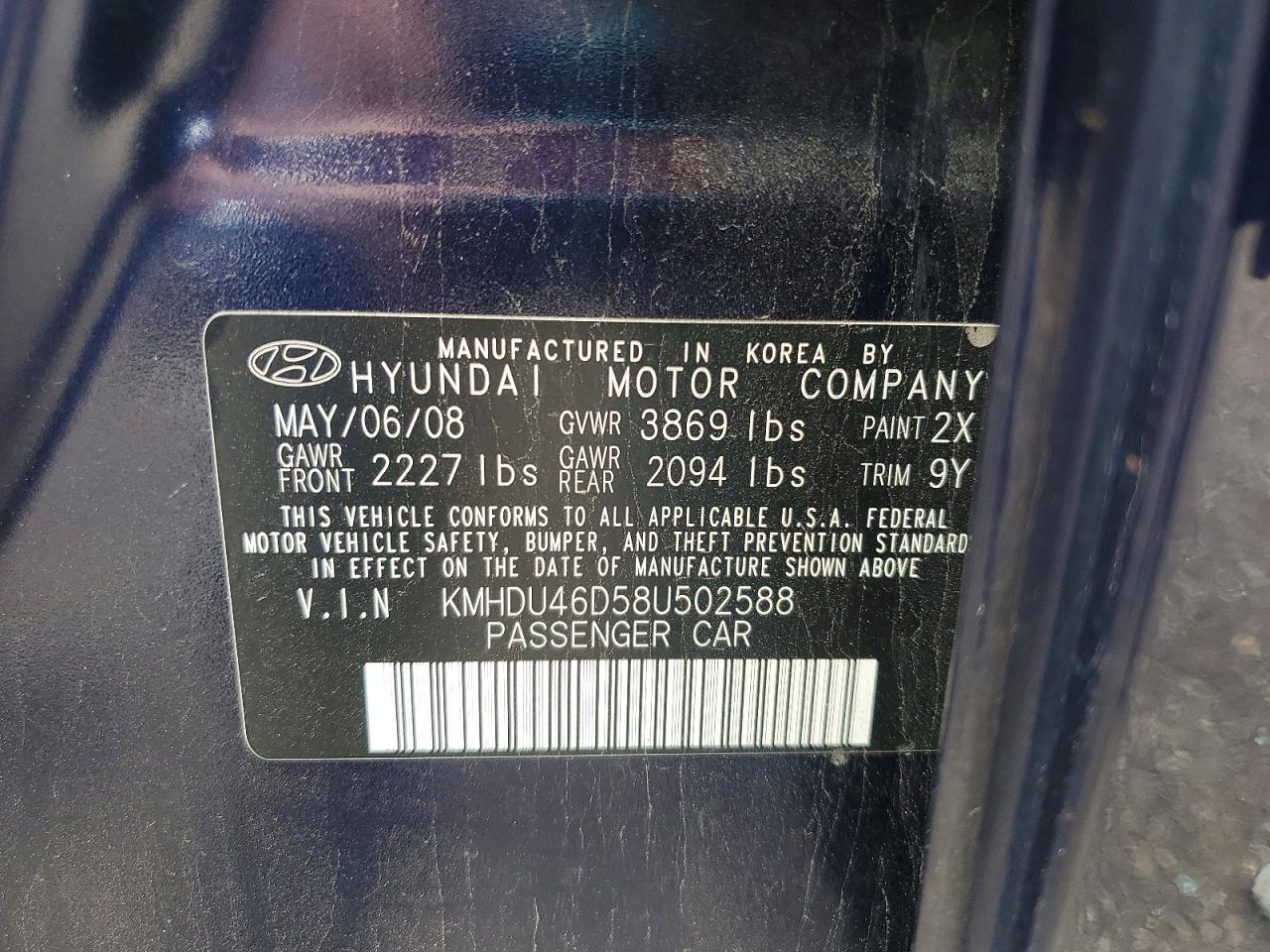 Hyundai ELANTRA Gls