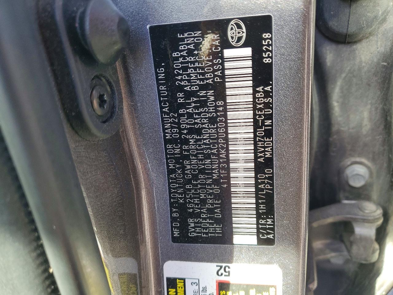 Toyota Camry Xle