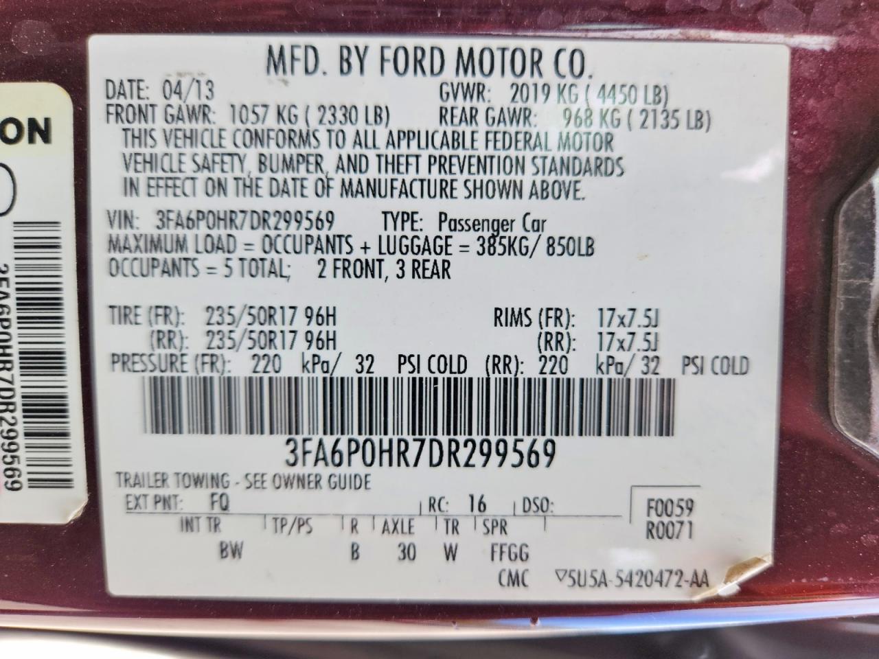 Ford Fusion Se