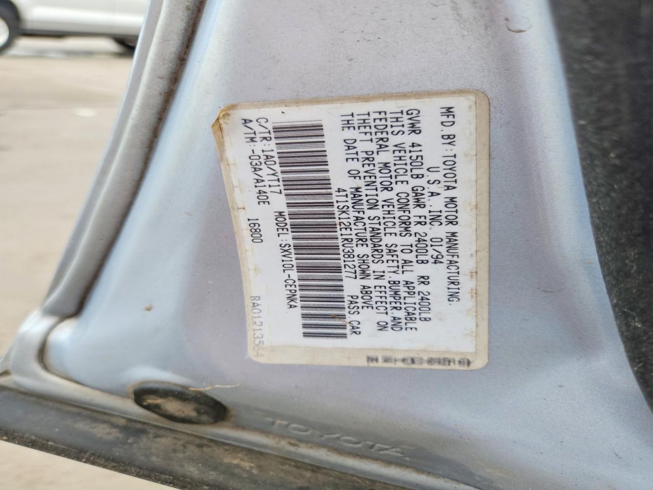 Toyota Camry Le
