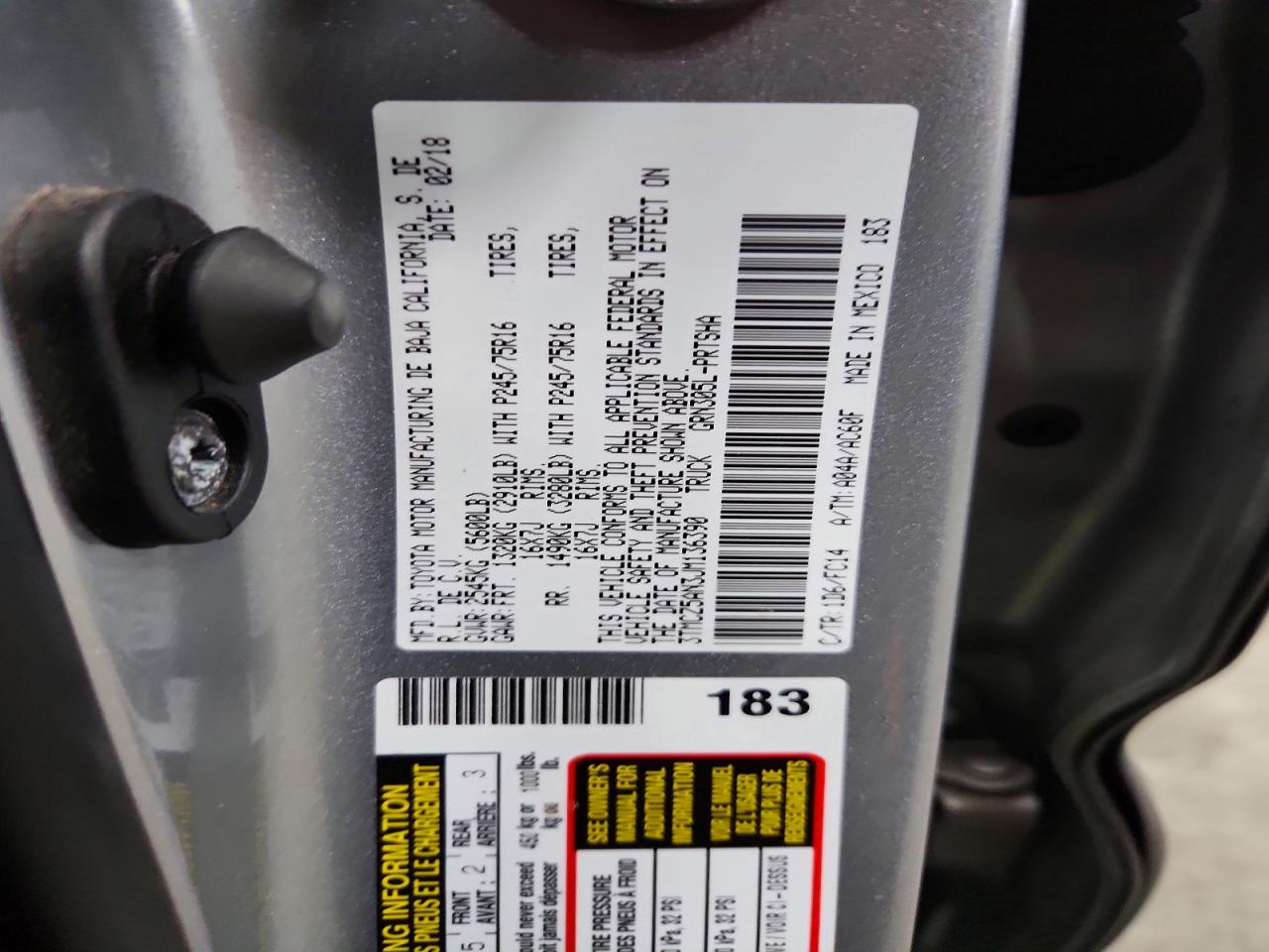 Toyota Tacoma Sr5 V6