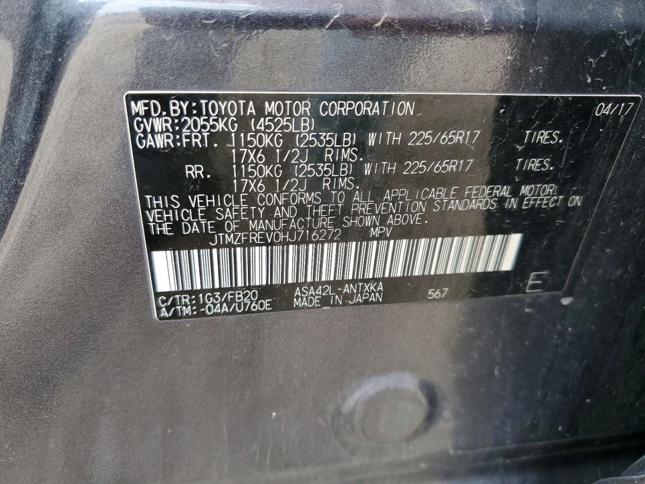 Toyota RAV4 Le