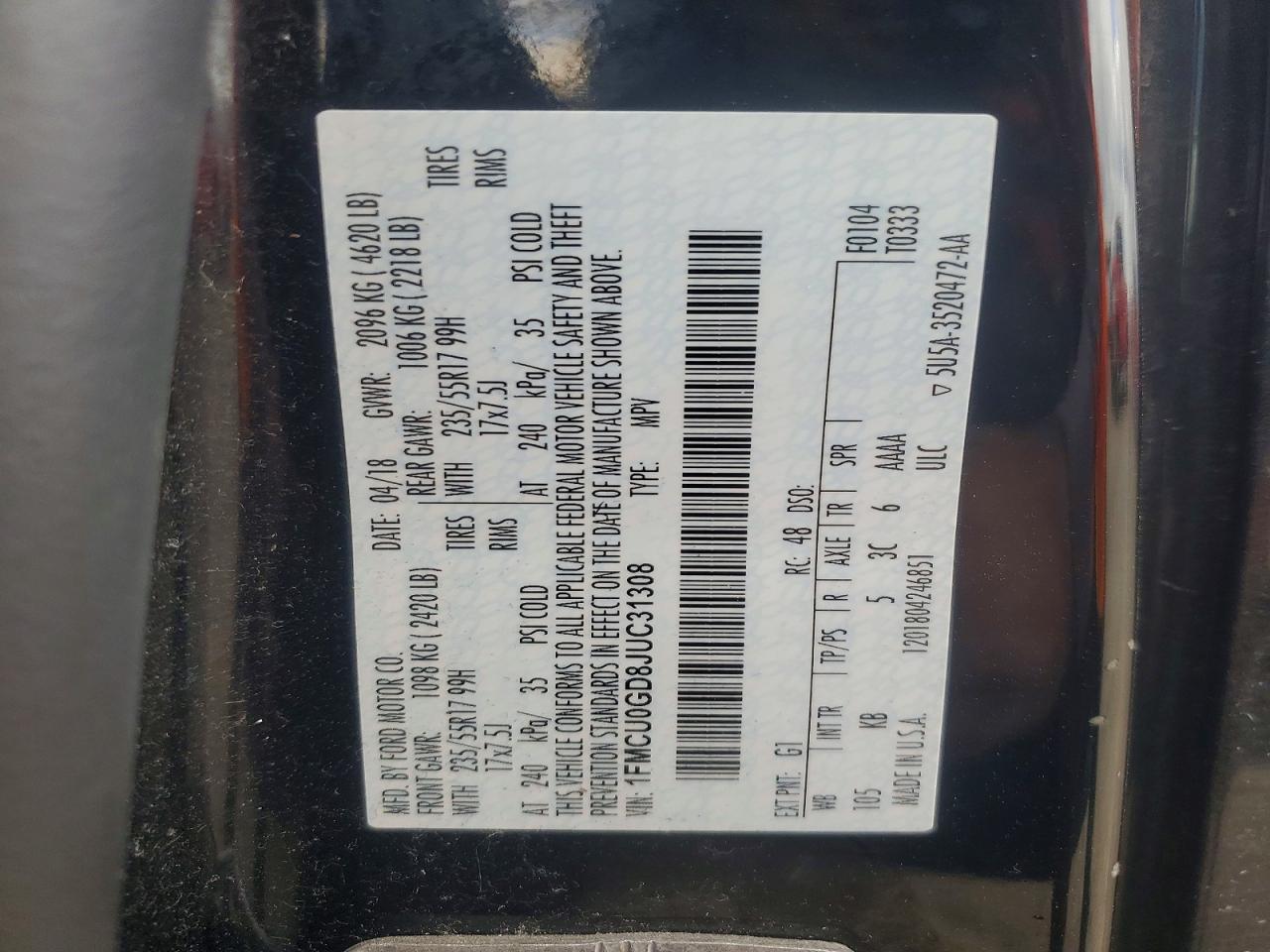 Ford Escape Se
