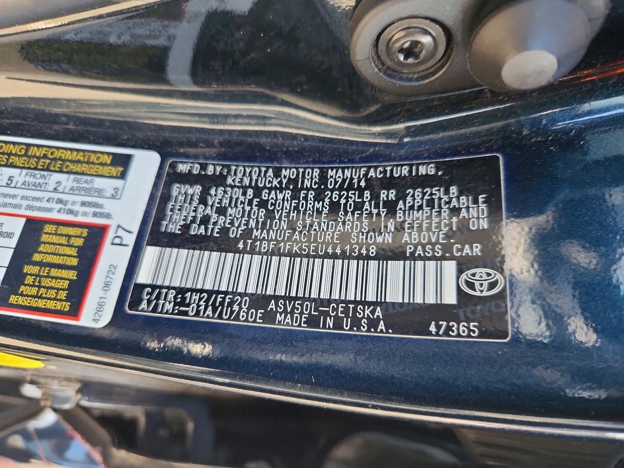 Toyota Camry Se