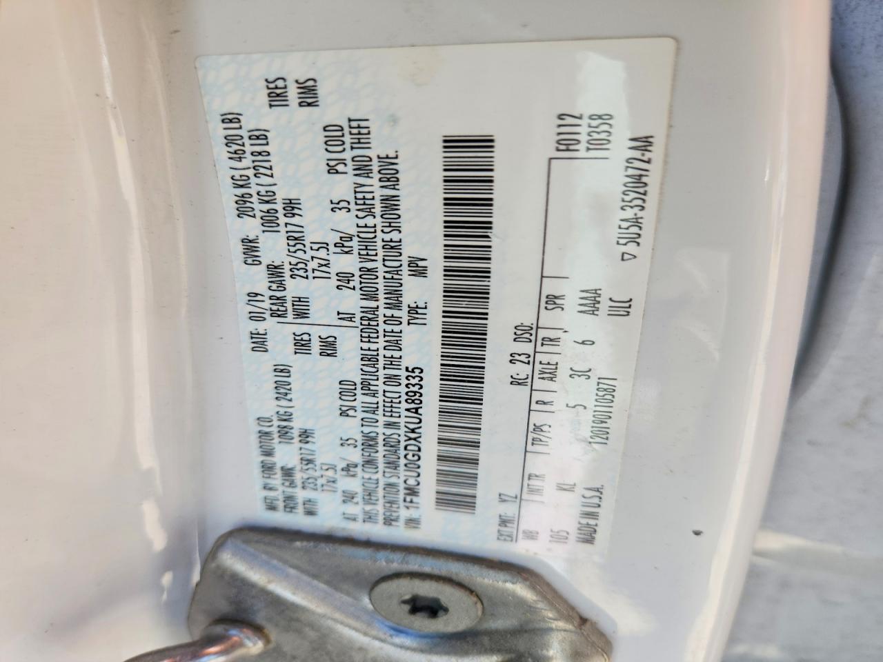 Ford Escape Se