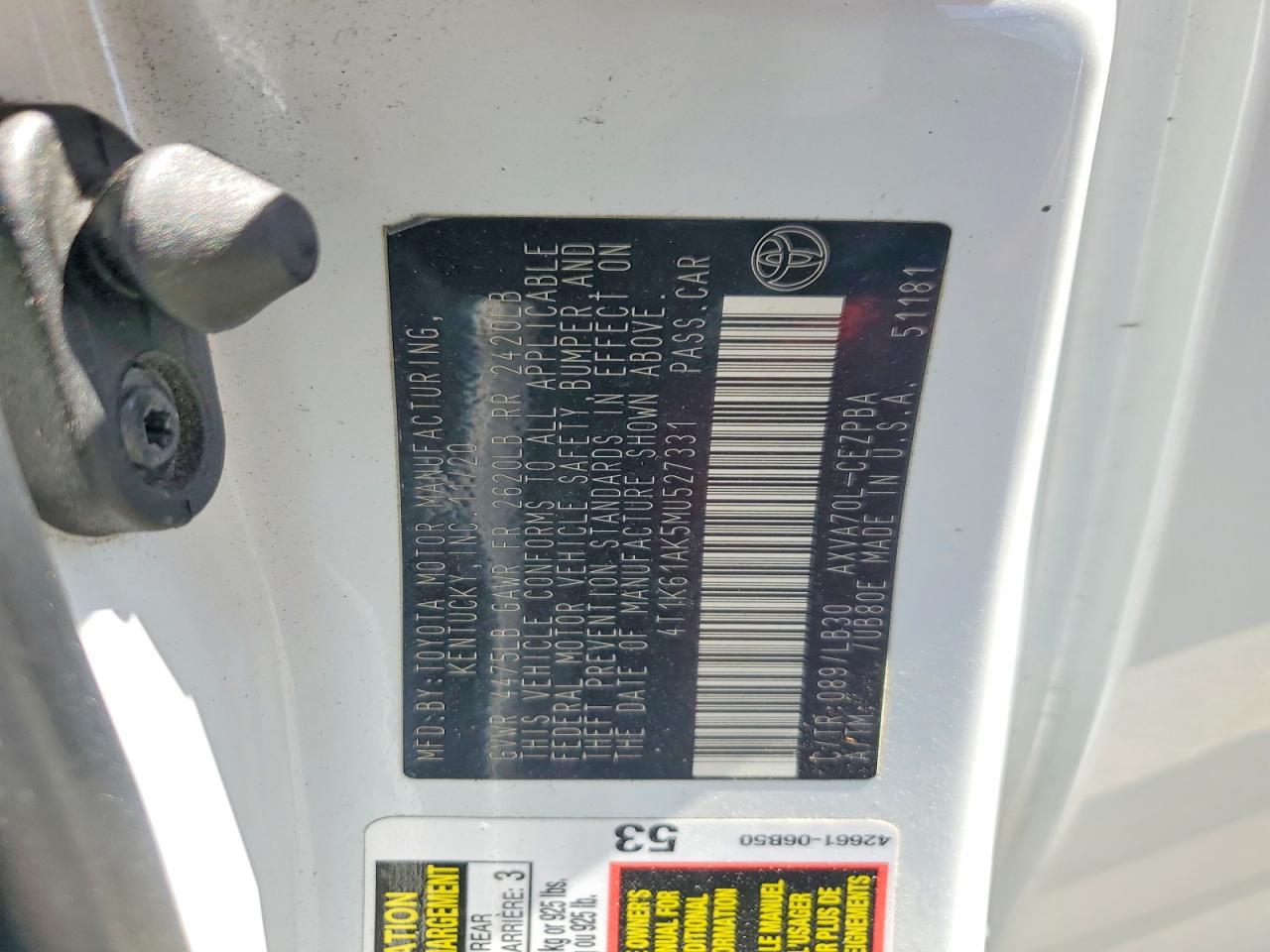 Toyota Camry Xse