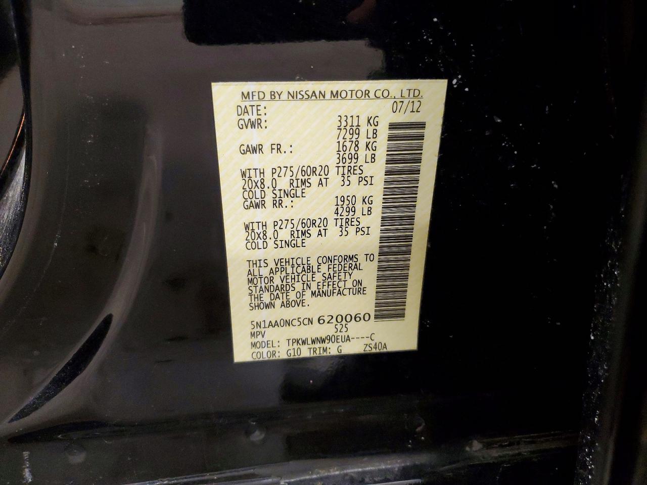 Nissan Armada Sv