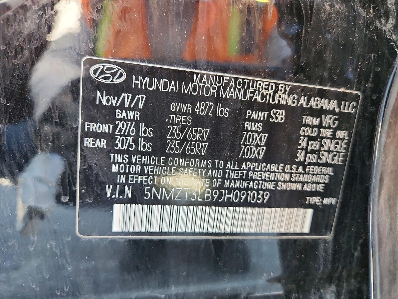 Hyundai SANTA FE 2.4l