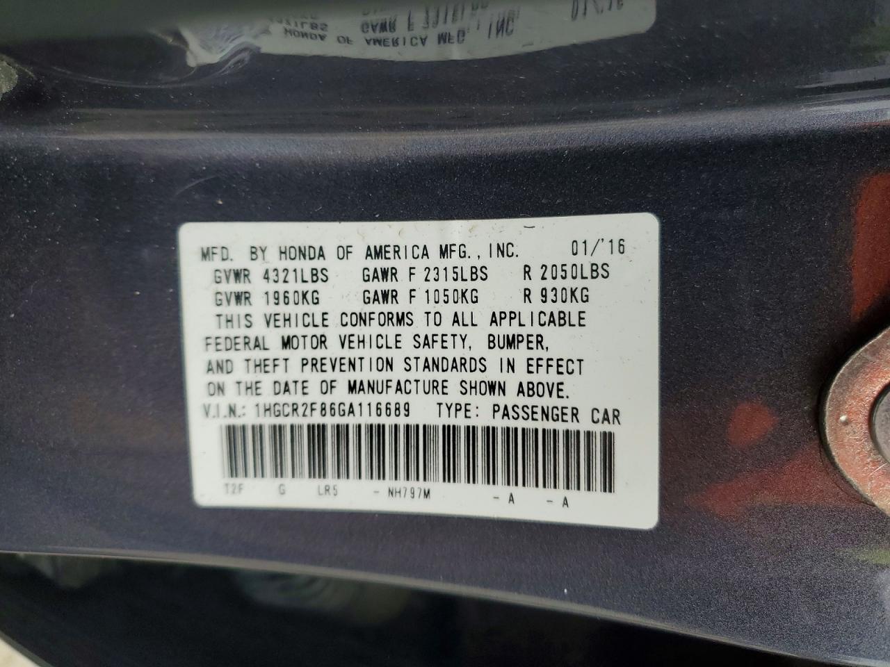 Honda Accord Exl