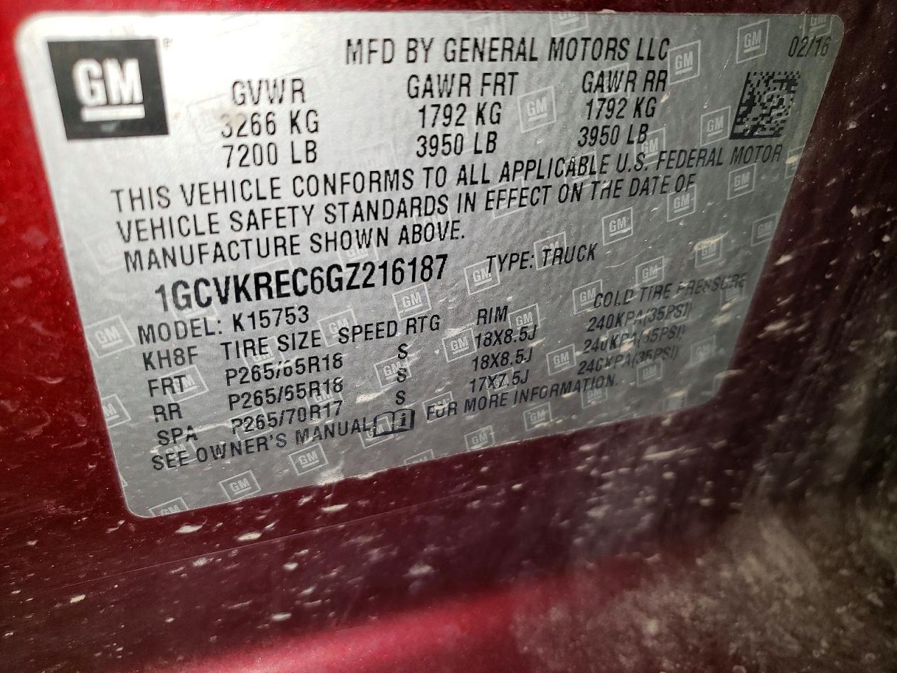 Chevrolet Silverado K1500 Lt
