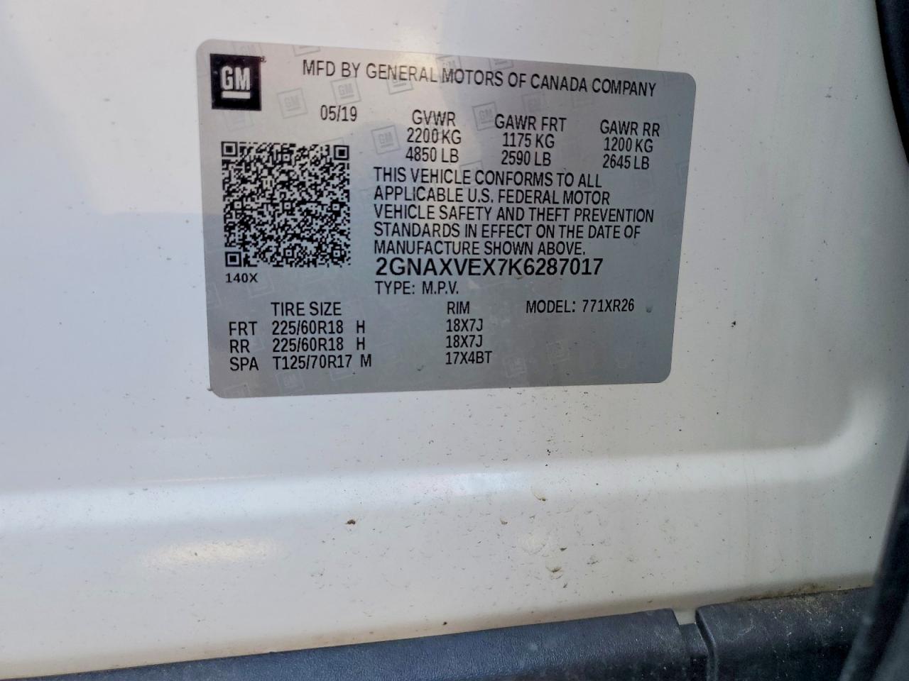 Chevrolet Equinox Lt