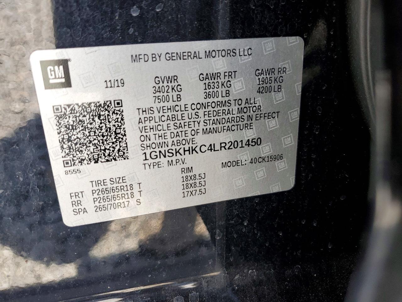 Chevrolet Suburban K1500 Lt