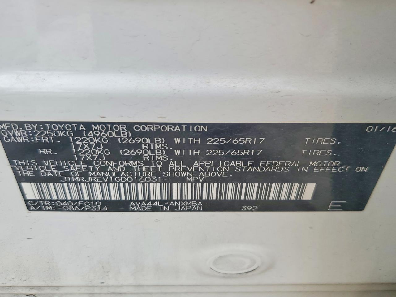 Toyota RAV4 Xle