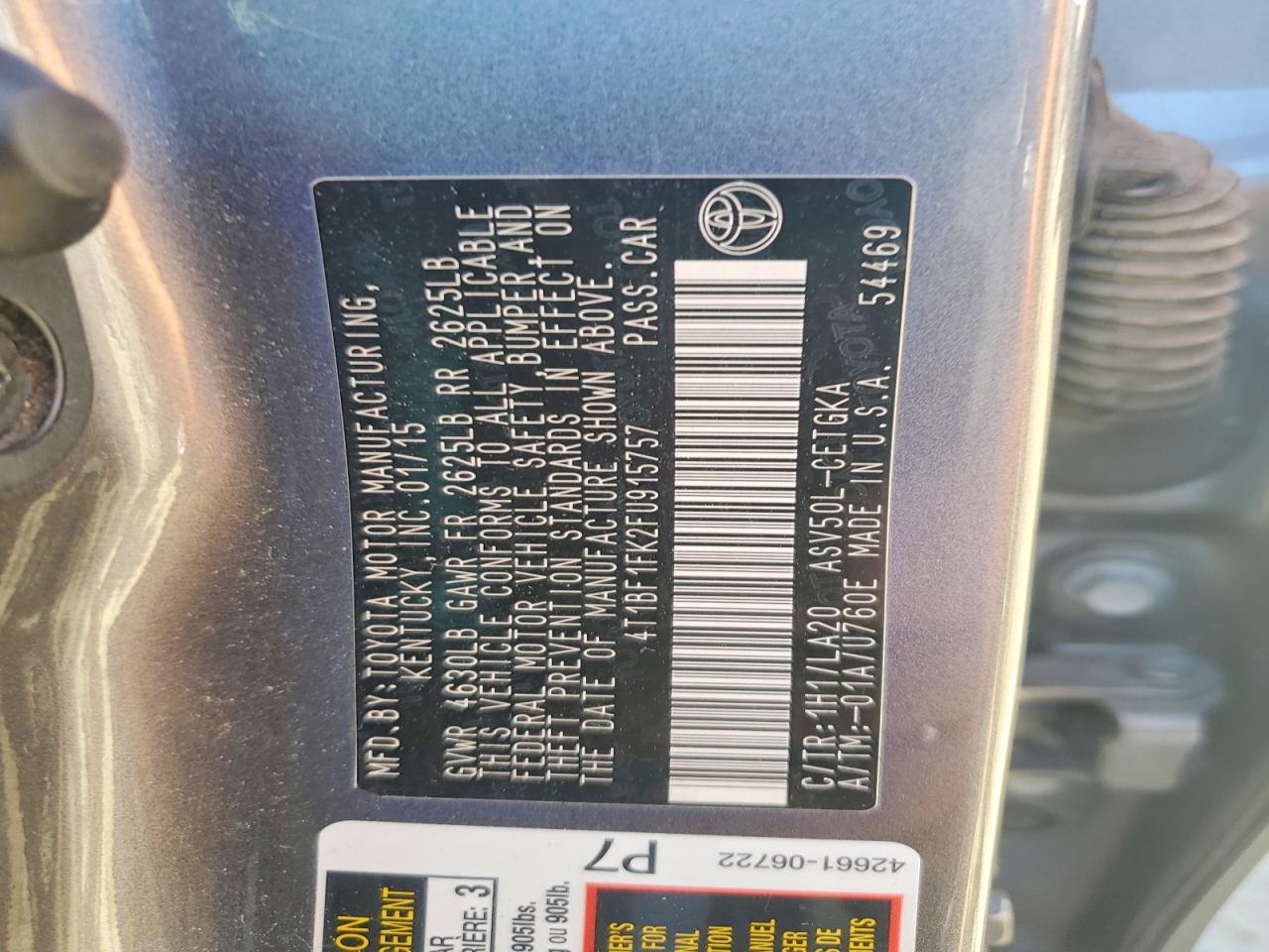 Toyota Camry Xle