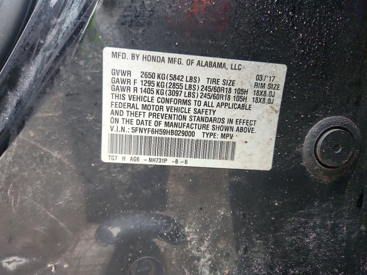 Honda Pilot Exl