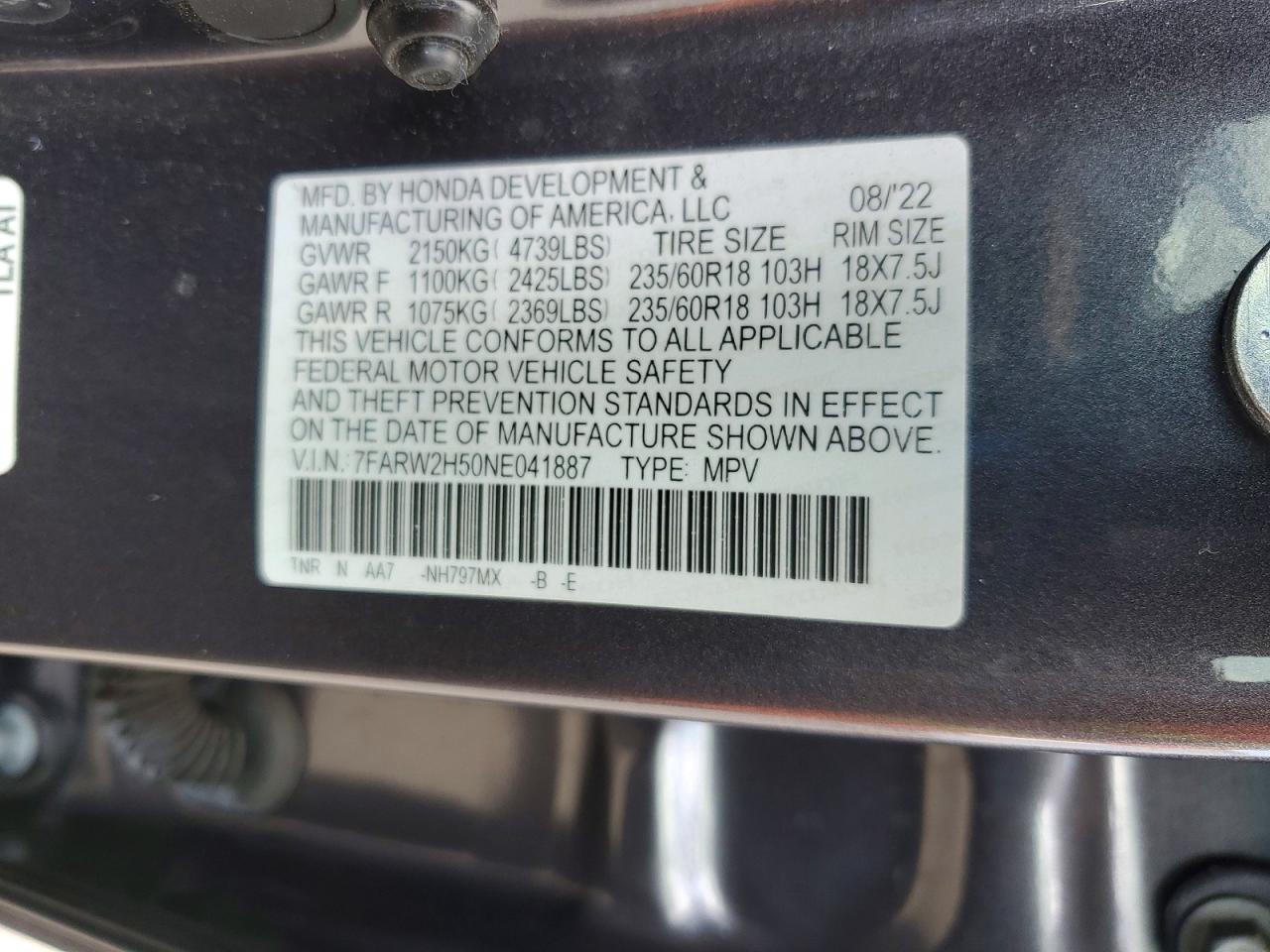 Honda Crv Ex