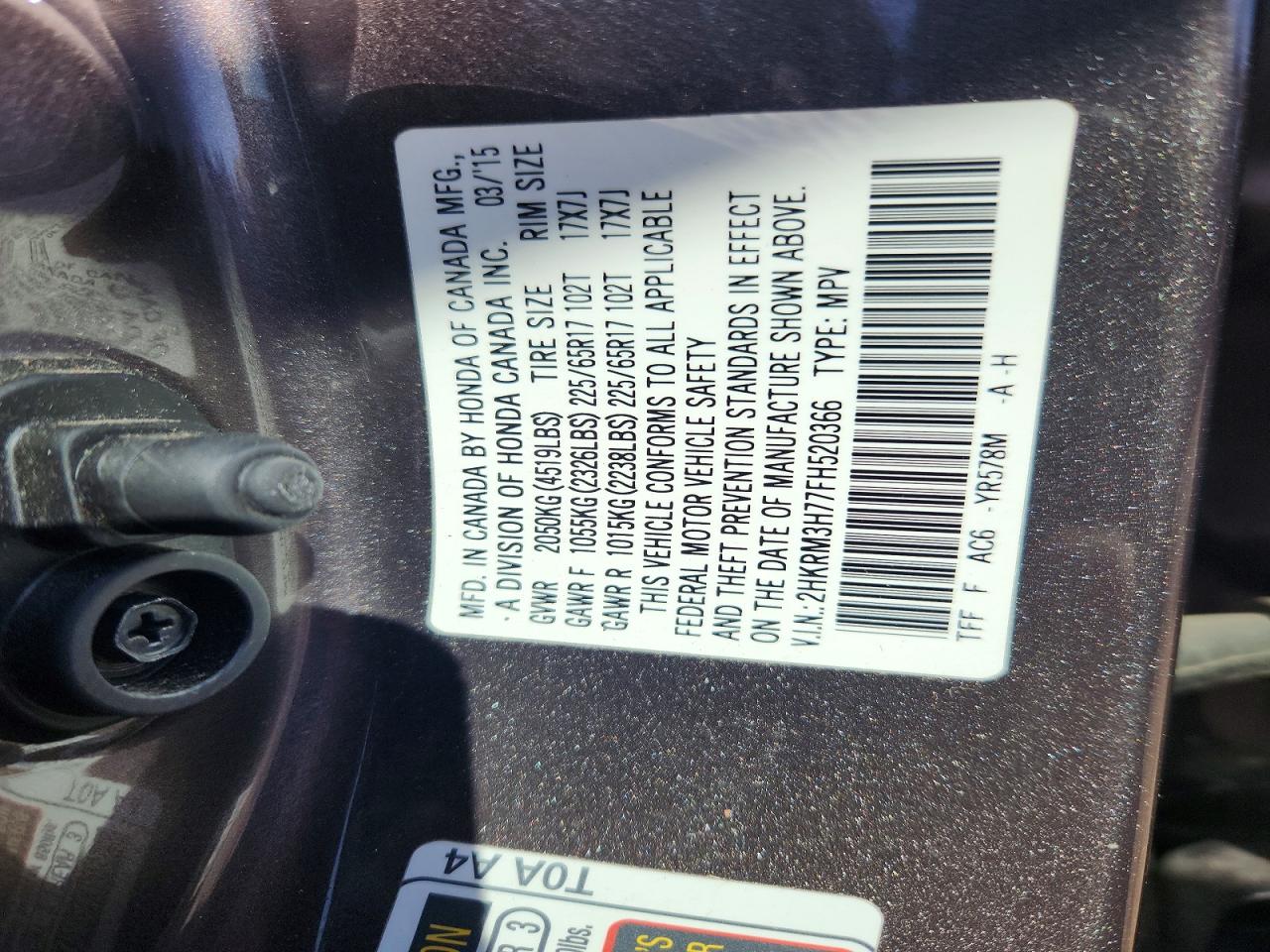 Honda Crv Exl