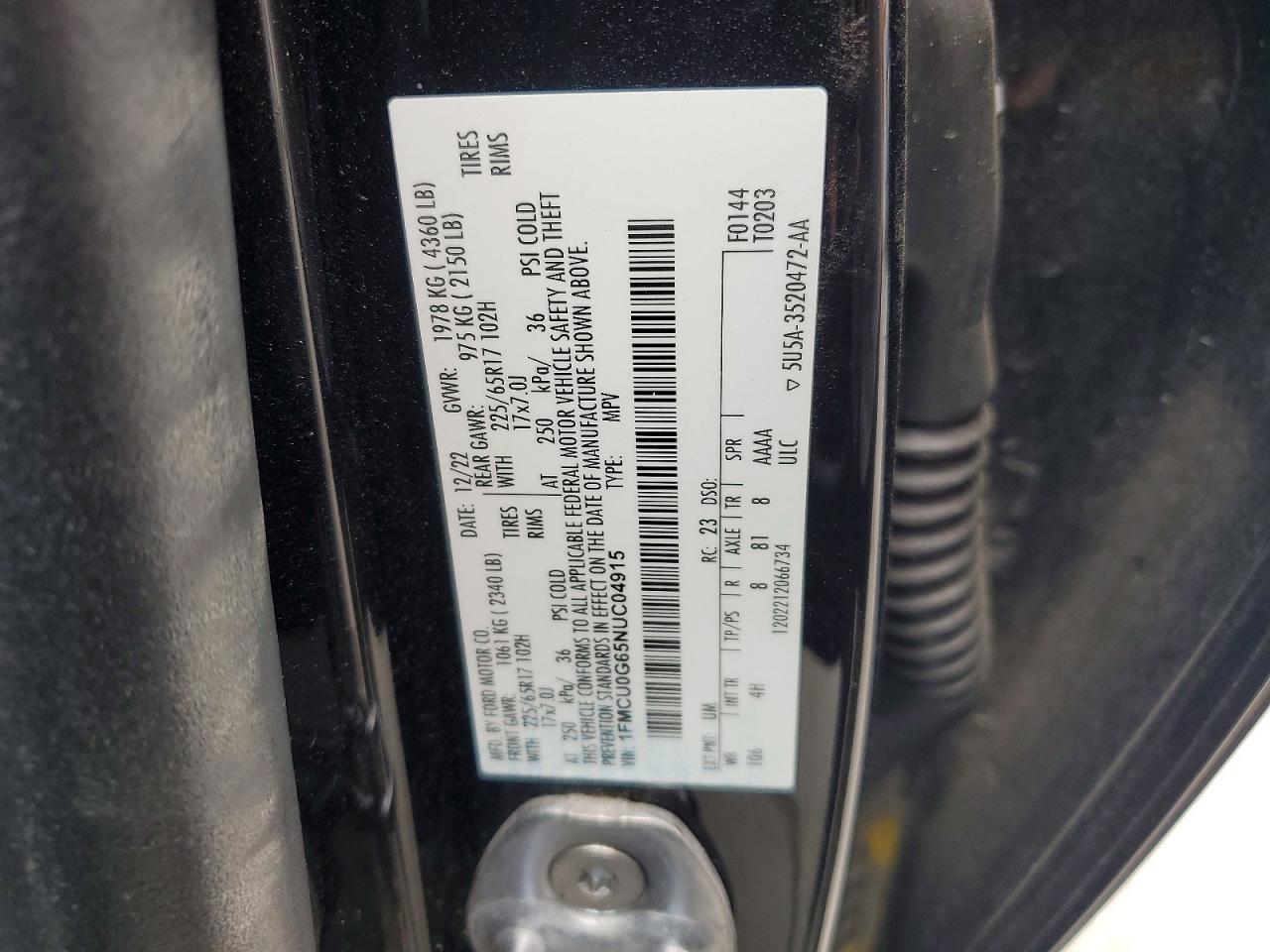 Ford Escape Se