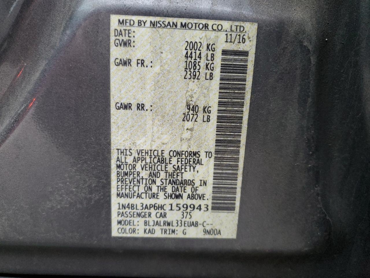 Nissan Altima 3.5sl