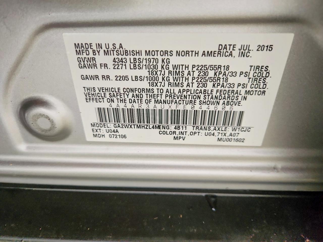 Mitsubishi Outlander Es