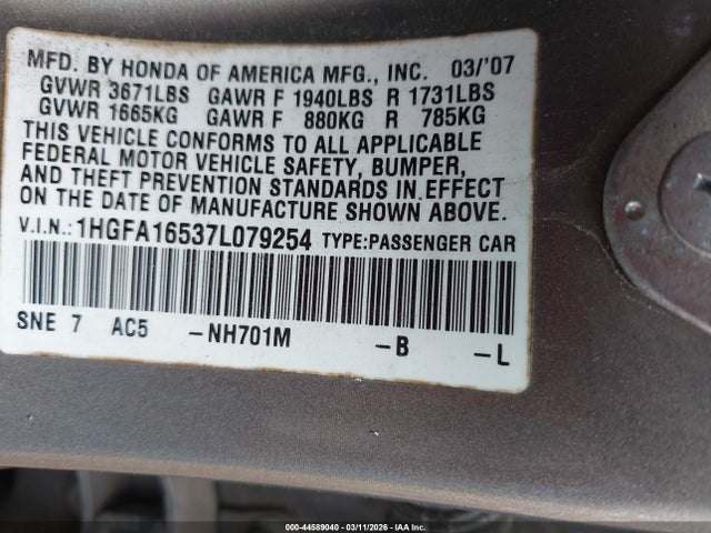 Honda Civic Lx