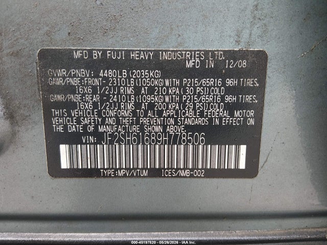 Subaru Forester 2.5x