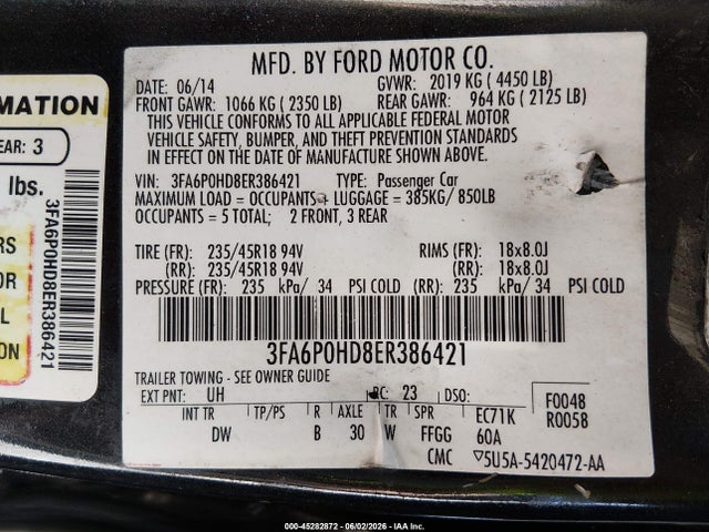 Ford Fusion Se