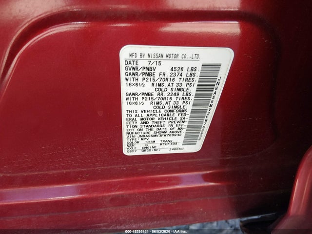 Nissan Rogue S