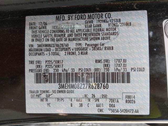 Mercury Milan I4 Premier
