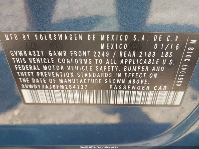 Volkswagen Jetta 1.8t Se