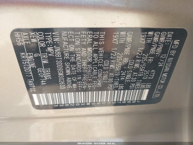 Nissan Rogue Platinum Intelligent Awd