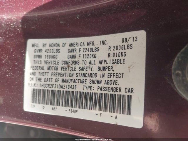 Honda Accord Lx